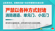 嚴(yán)禁以各種方式封堵消防通道、單元門(mén)、小區(qū)門(mén)